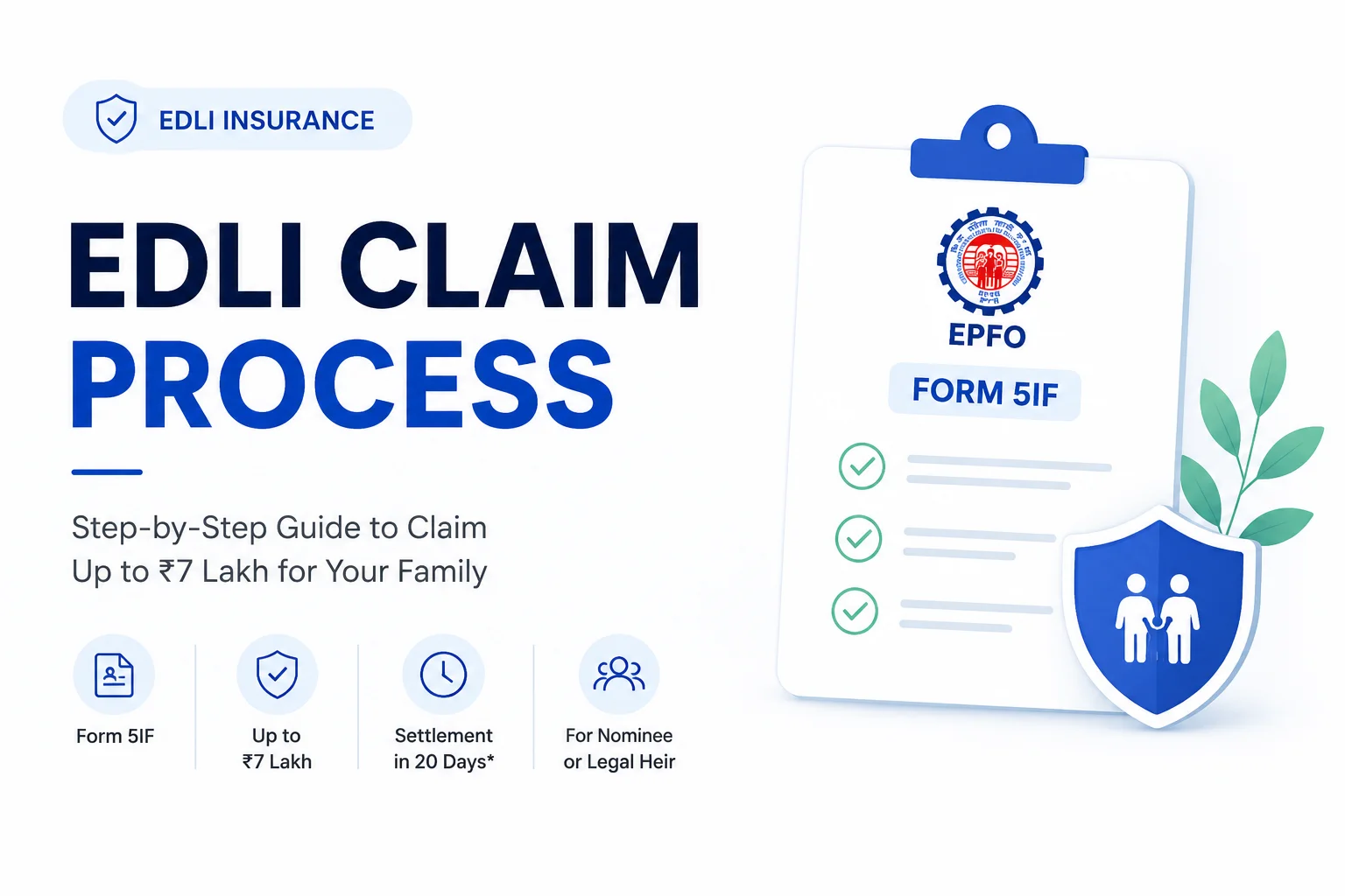 EDLI Claim Process: Step-by-Step Guide to Claim EPF Death Insurance
