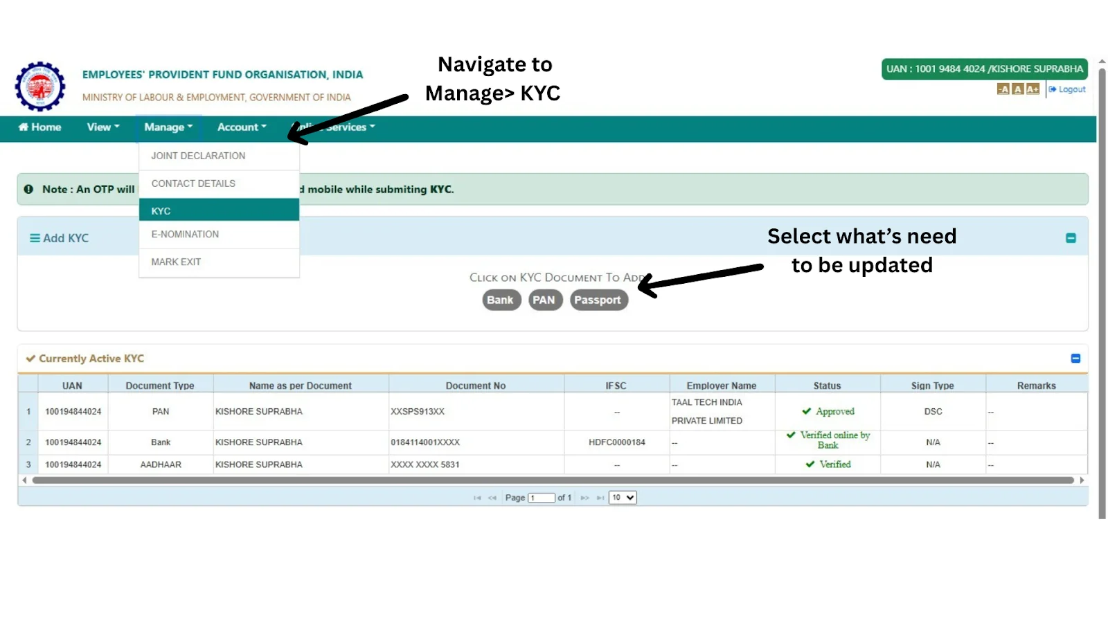How to Fix EPF KYC Issues (Step-by-Step)