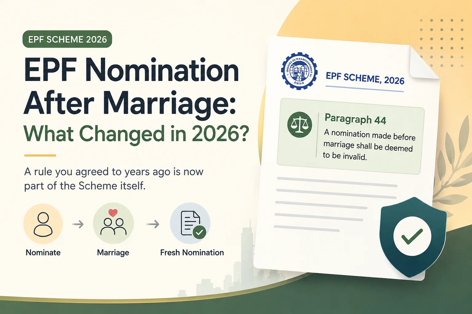 EPF Nomination Invalid After Marriage