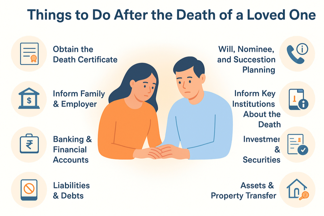 Things to do after the death of a love one