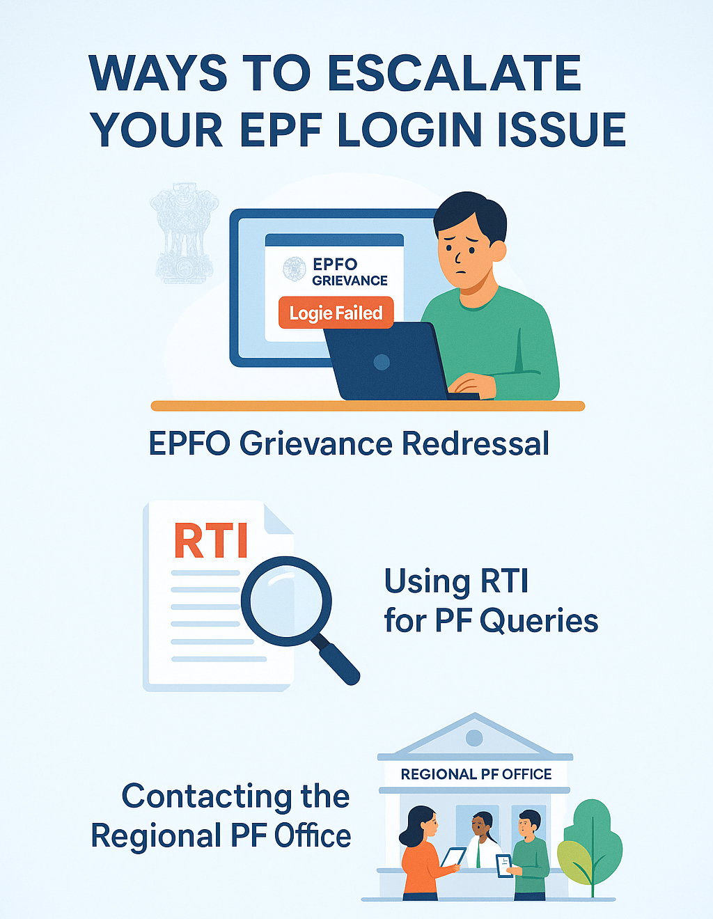 Ways to Escalate the EPF Login Issue