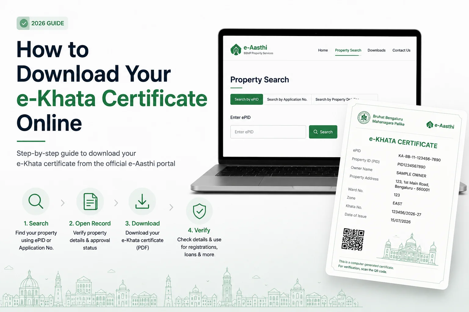 How to Download Your e-Khata Certificate Online