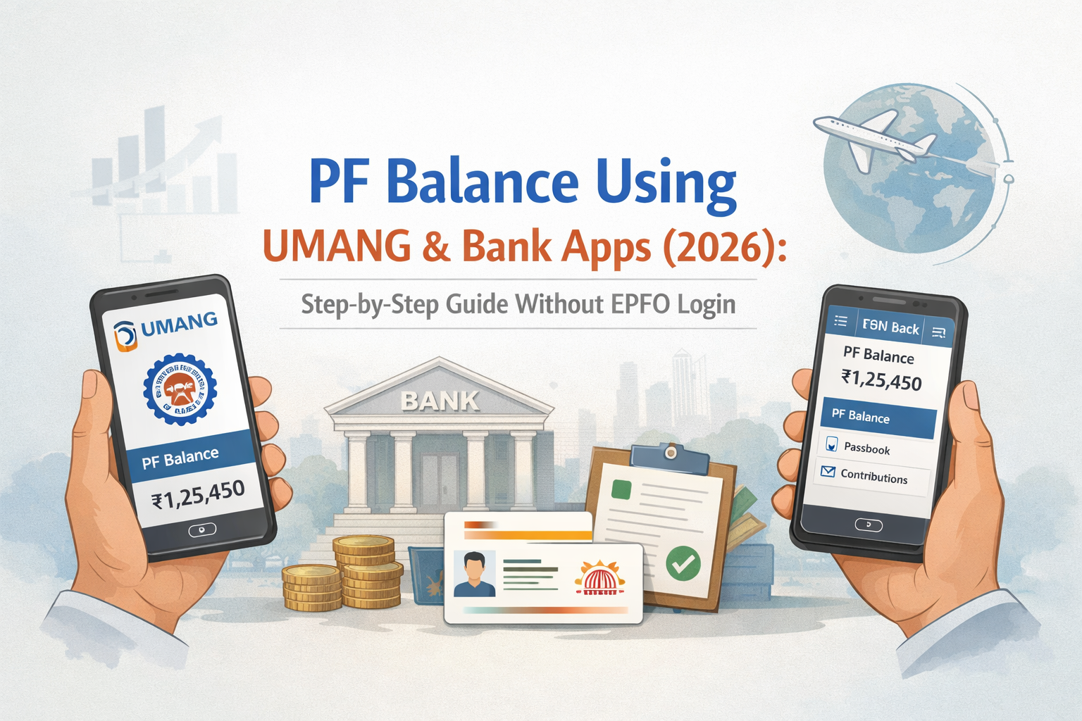 PF Balance Using UMANG & Bank Apps (2026): Step-by-Step Guide Without EPFO Login
