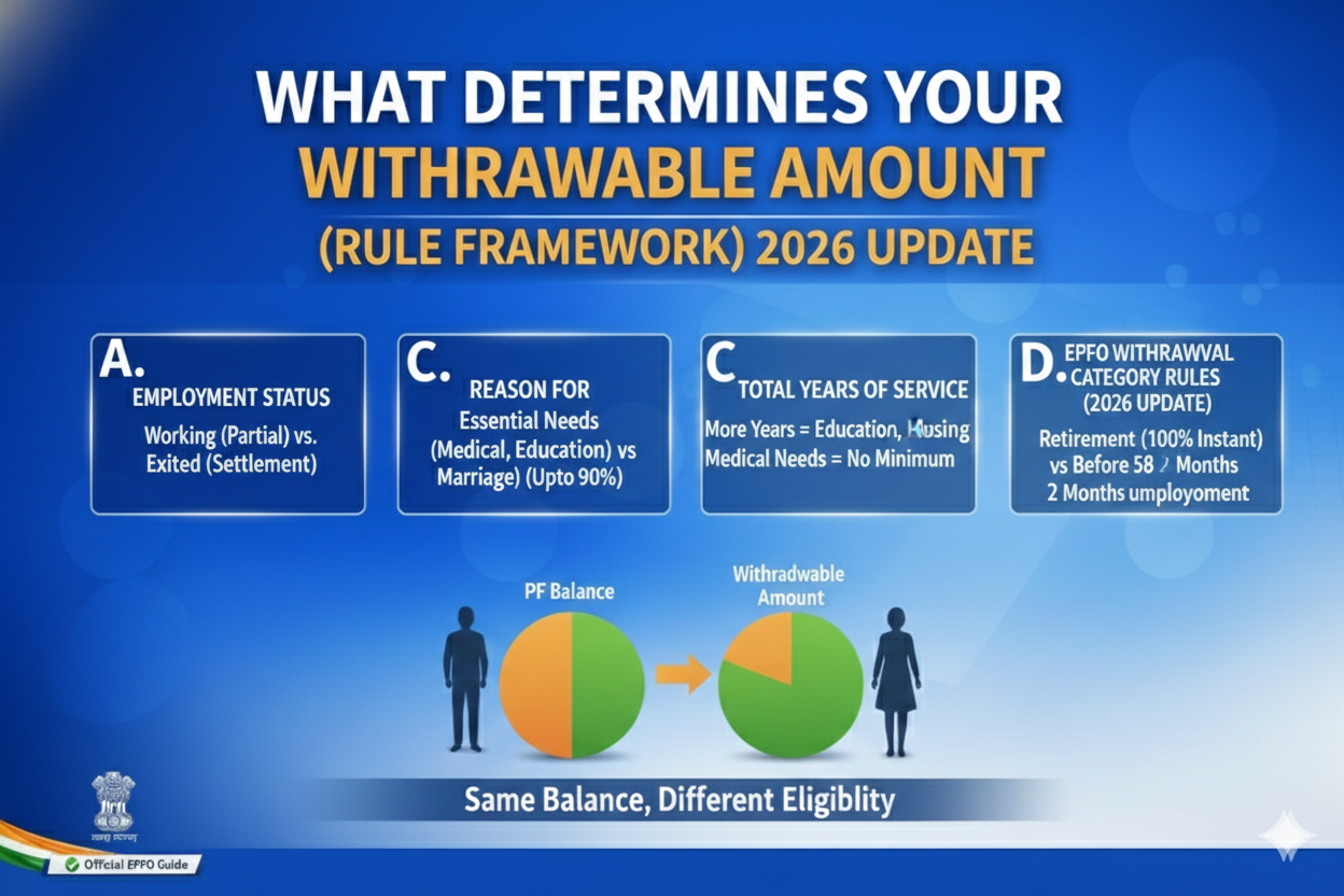 Why PF Balance ≠ Withdrawable Amount