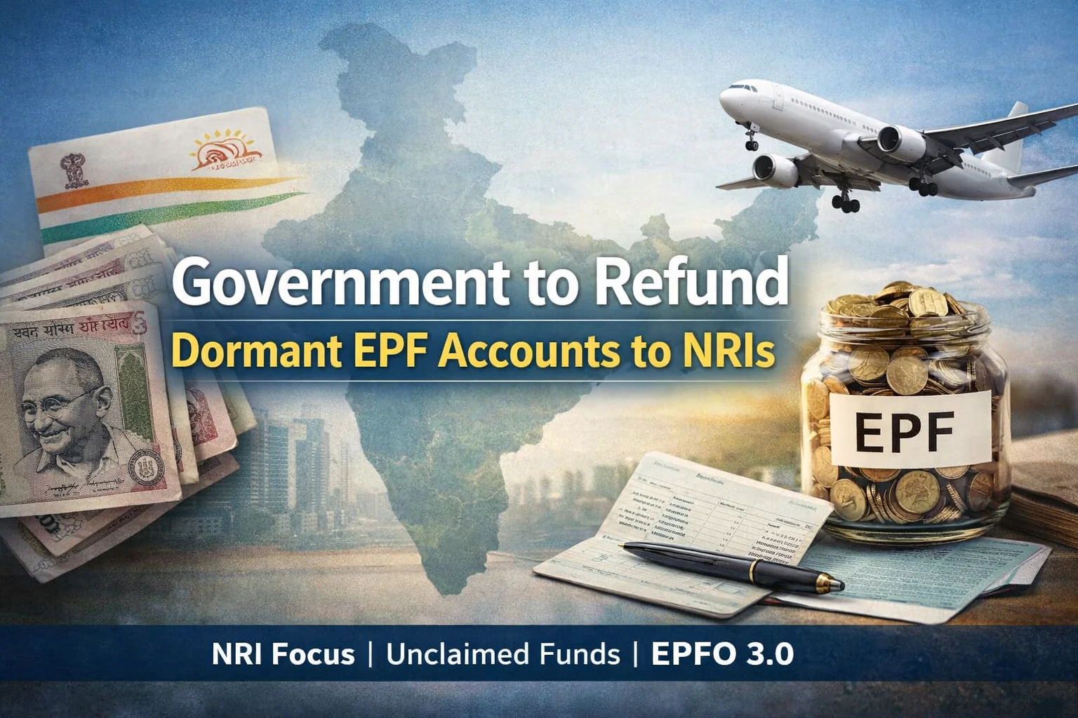 Government to Auto-Refund Unclaimed EPFO Deposits: A Major Relief for NRIs and Global Indians