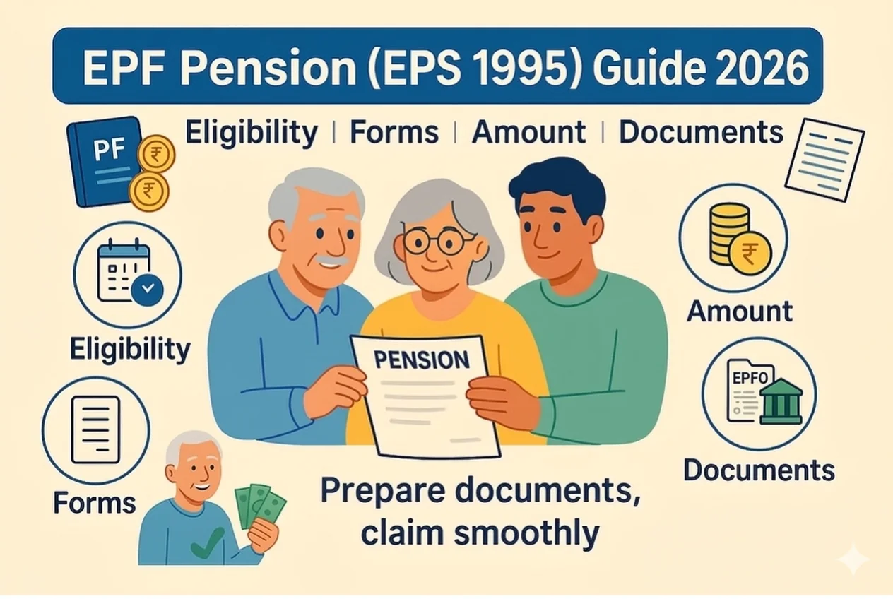 EPF Pension (EPS) Guide 2025: Eligibility, Forms, Amount & Documents