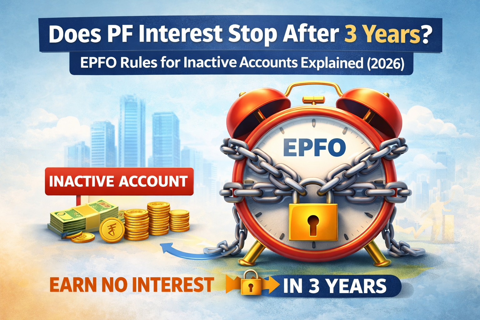 Does PF Interest Stop After 3 Years. EPFO Rules Explained