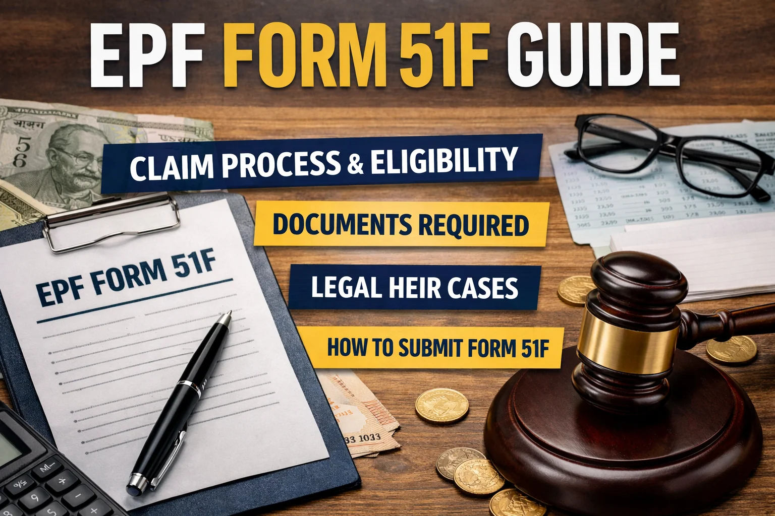 Form 51F EPF (2026): How Legal Heirs Can Claim PF Without Nomination