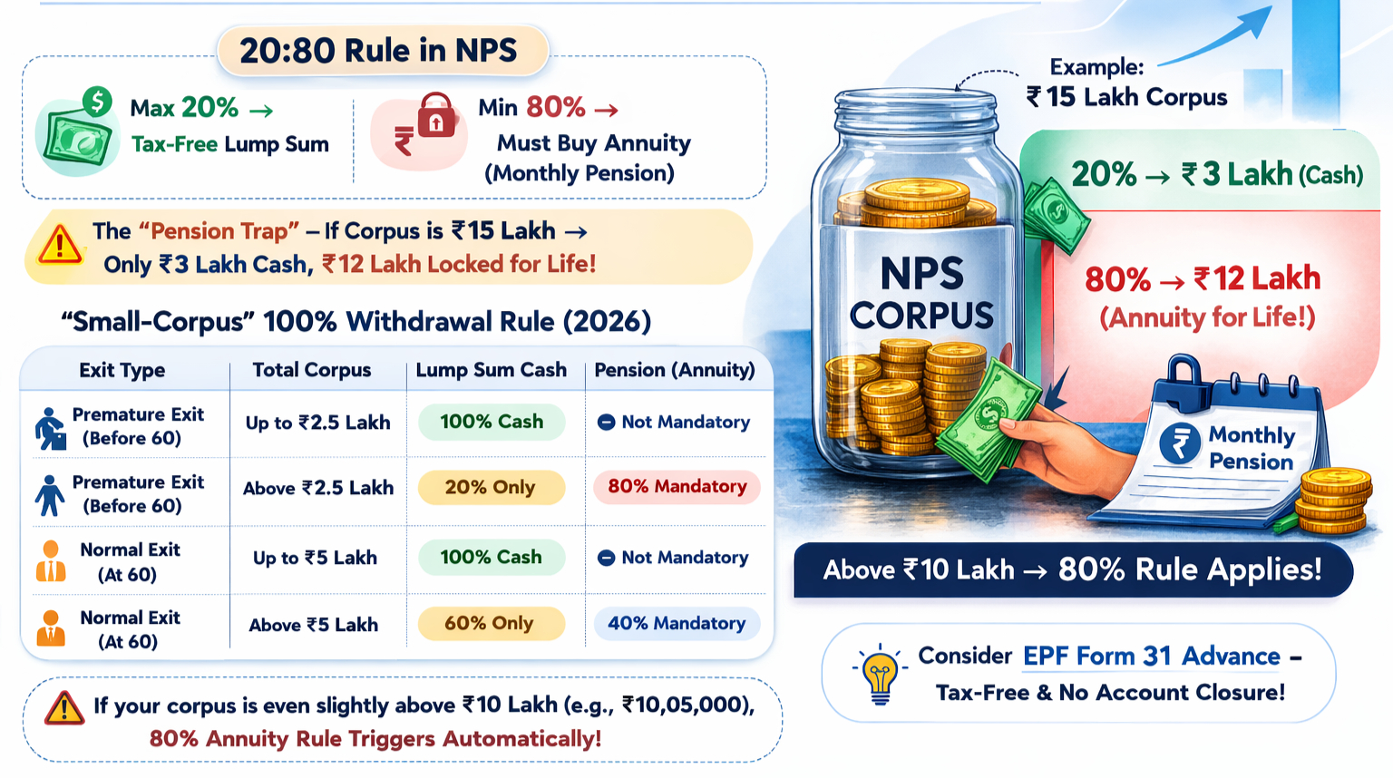 Premature NPS Exit Rules