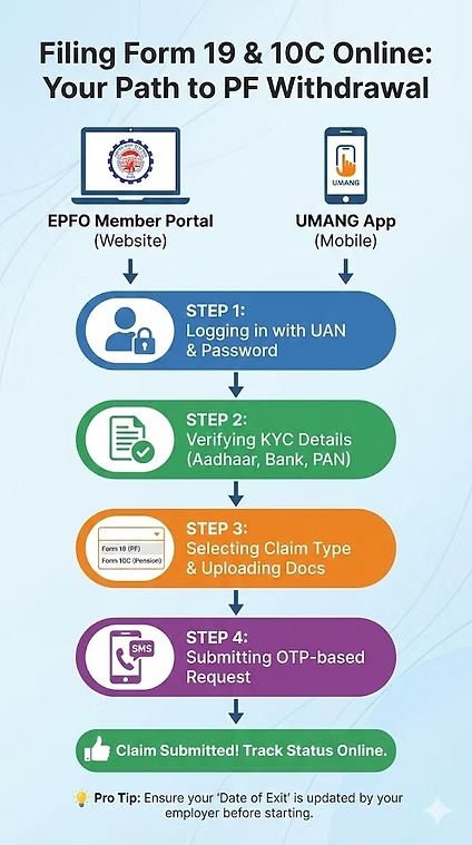Filing Form 19 & 10C Online