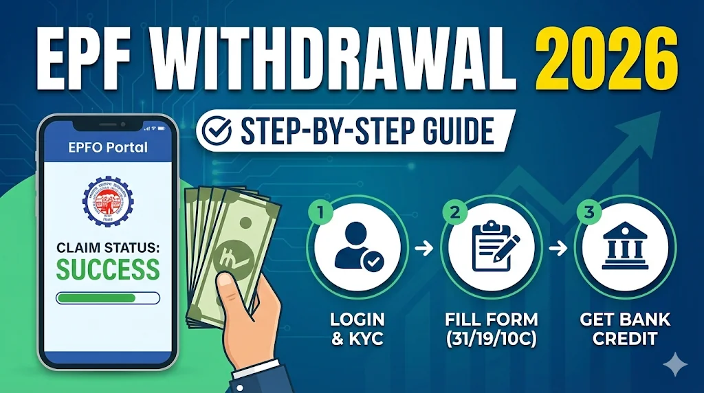 EPF Withdrawal Process 2026: Step-by-Step Guide