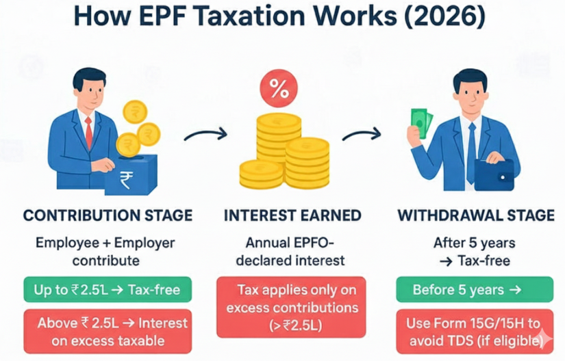 How EPF Taxation Works
