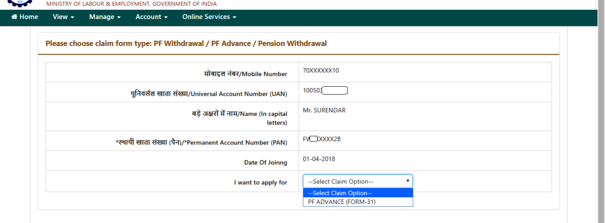 Applying FORM 31 Online