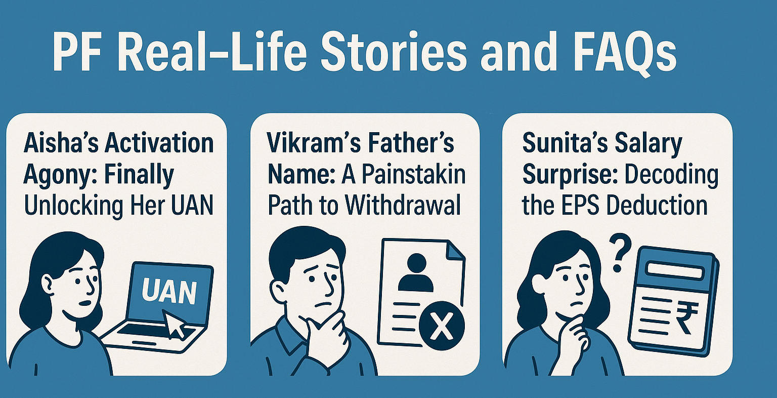 PF or EPF success stories and EPF FAQ