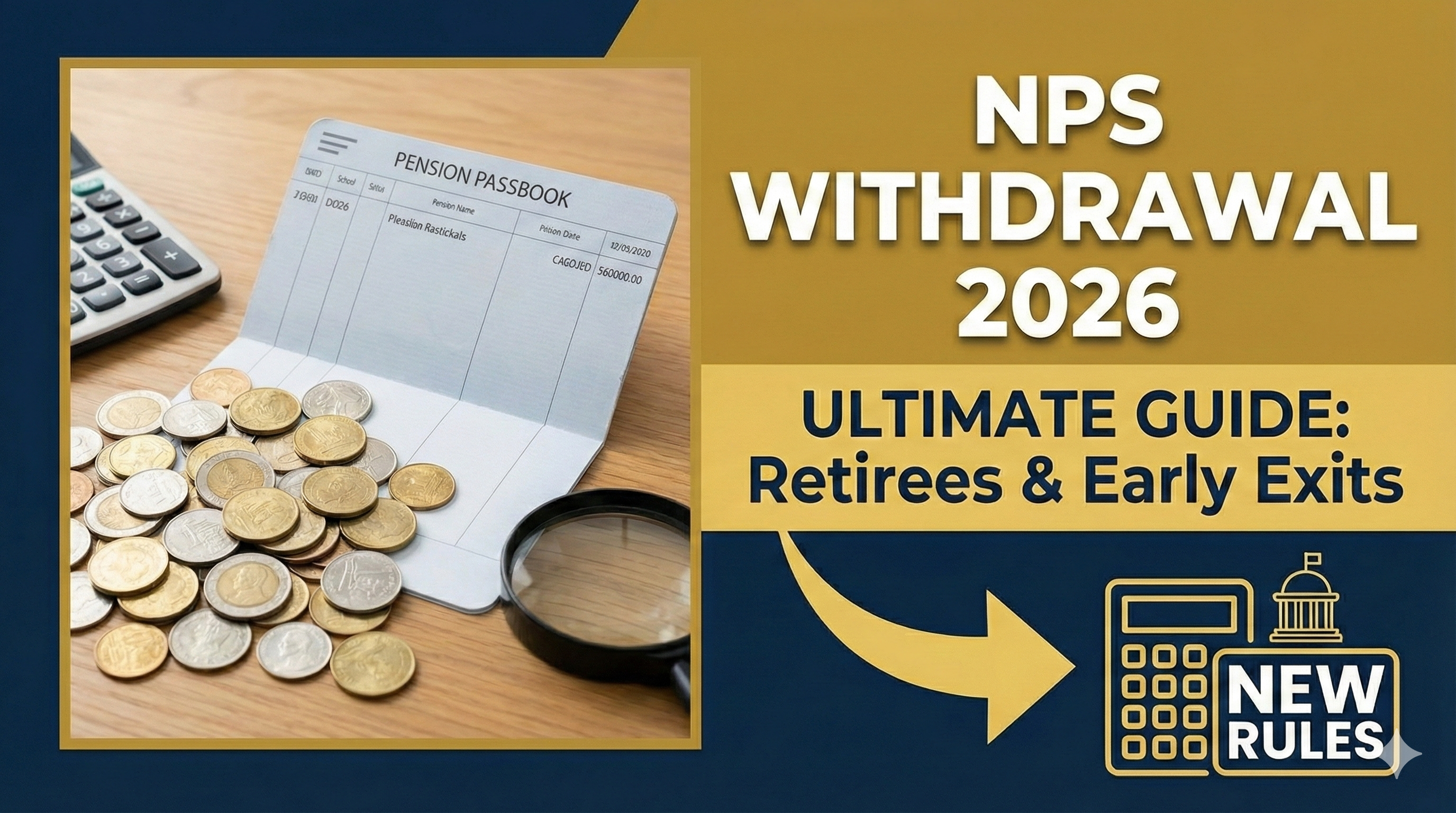 The Ultimate Guide to NPS Withdrawal in 2026 for Retirees and Early Exits