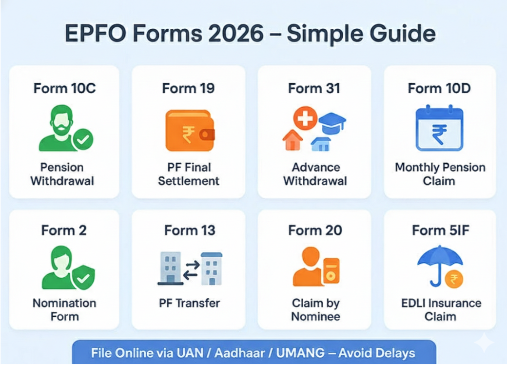 EPFO Forms 2026 Guide