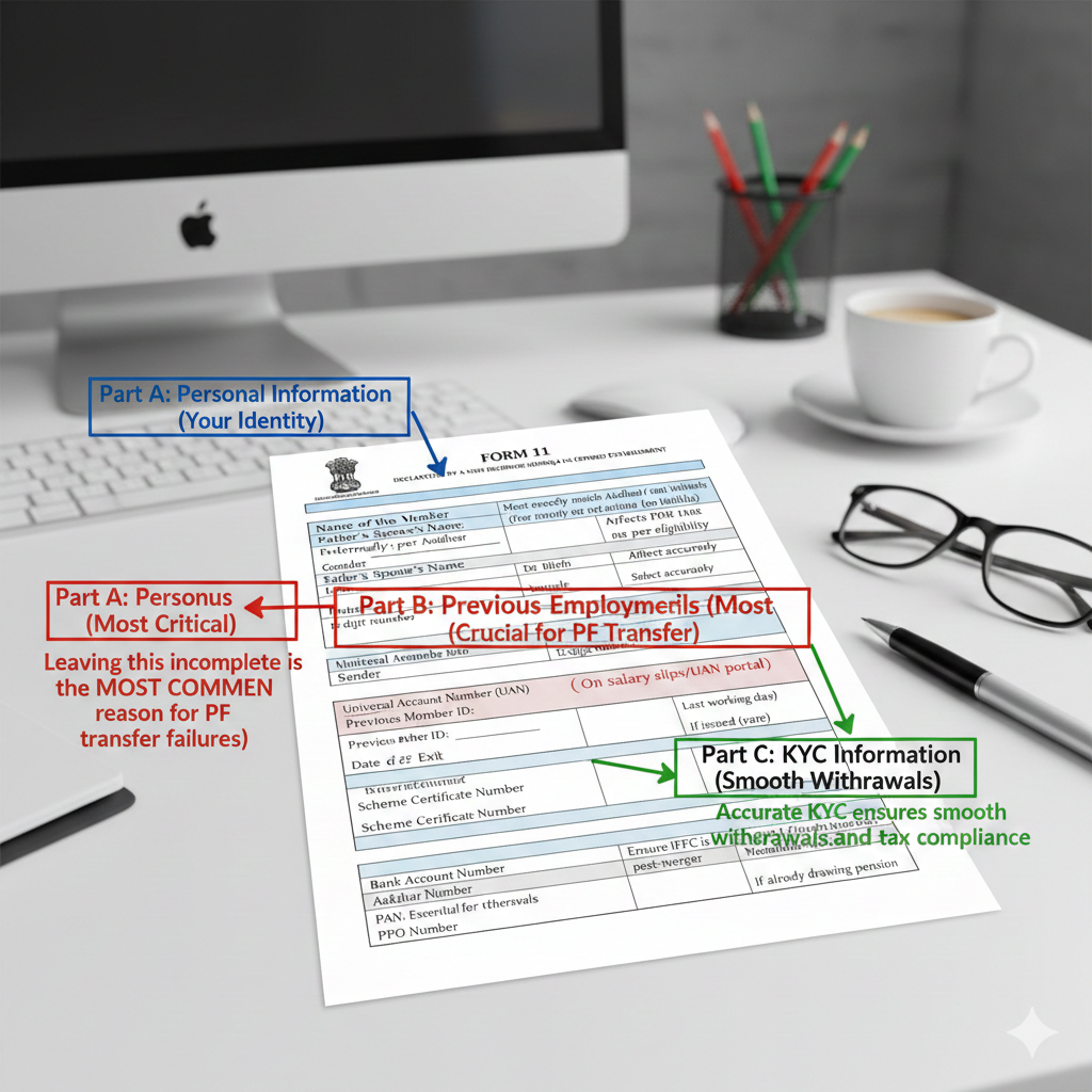 PF form 11 explained