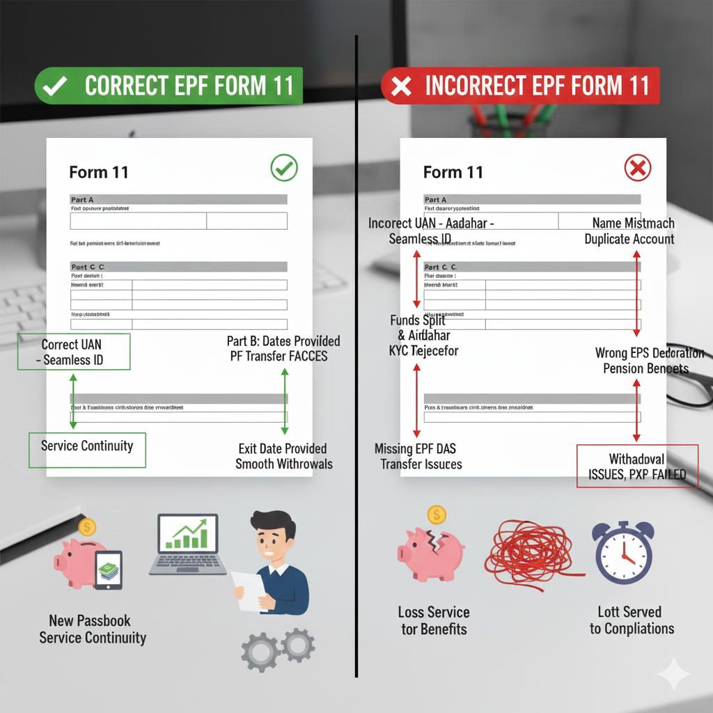 how to fill pf form 11