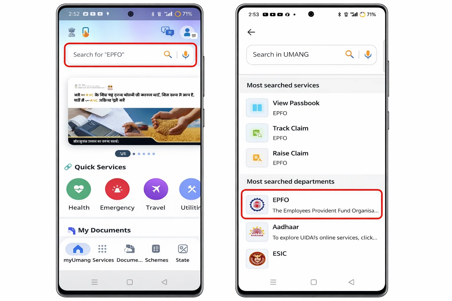 How to Check PF Balance on UMANG
